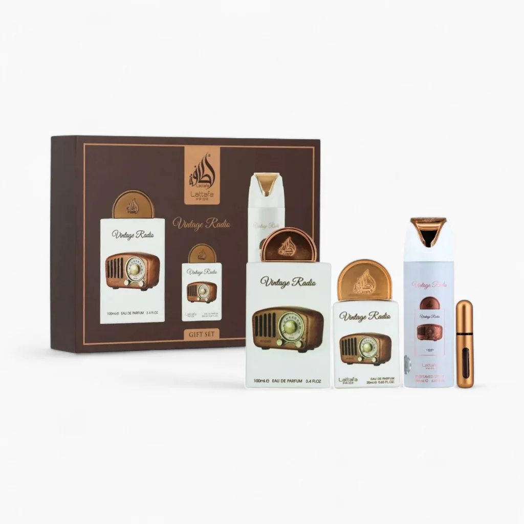 SET LATTAFA VINTAGE RADIO 3PZS          
